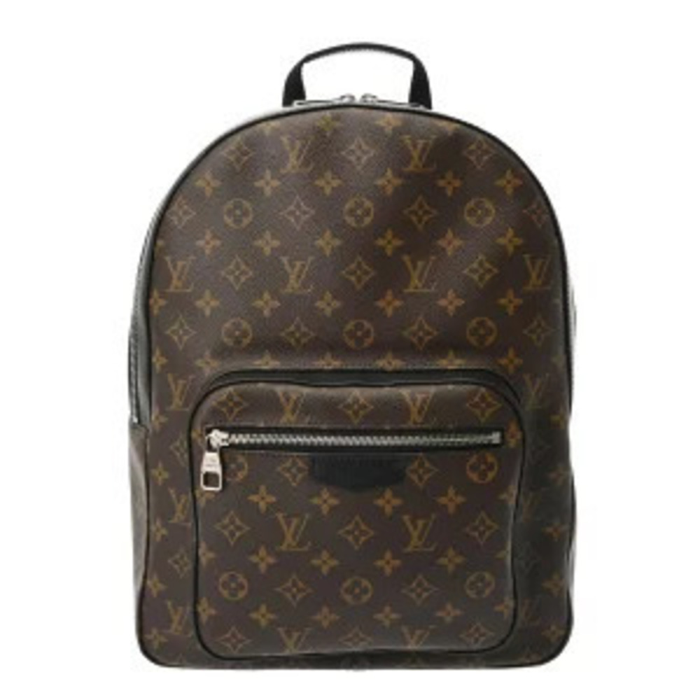 Louis Vuitton Monogram Macassar Brown Josh Brown Canvas Backpack Daypack Bag